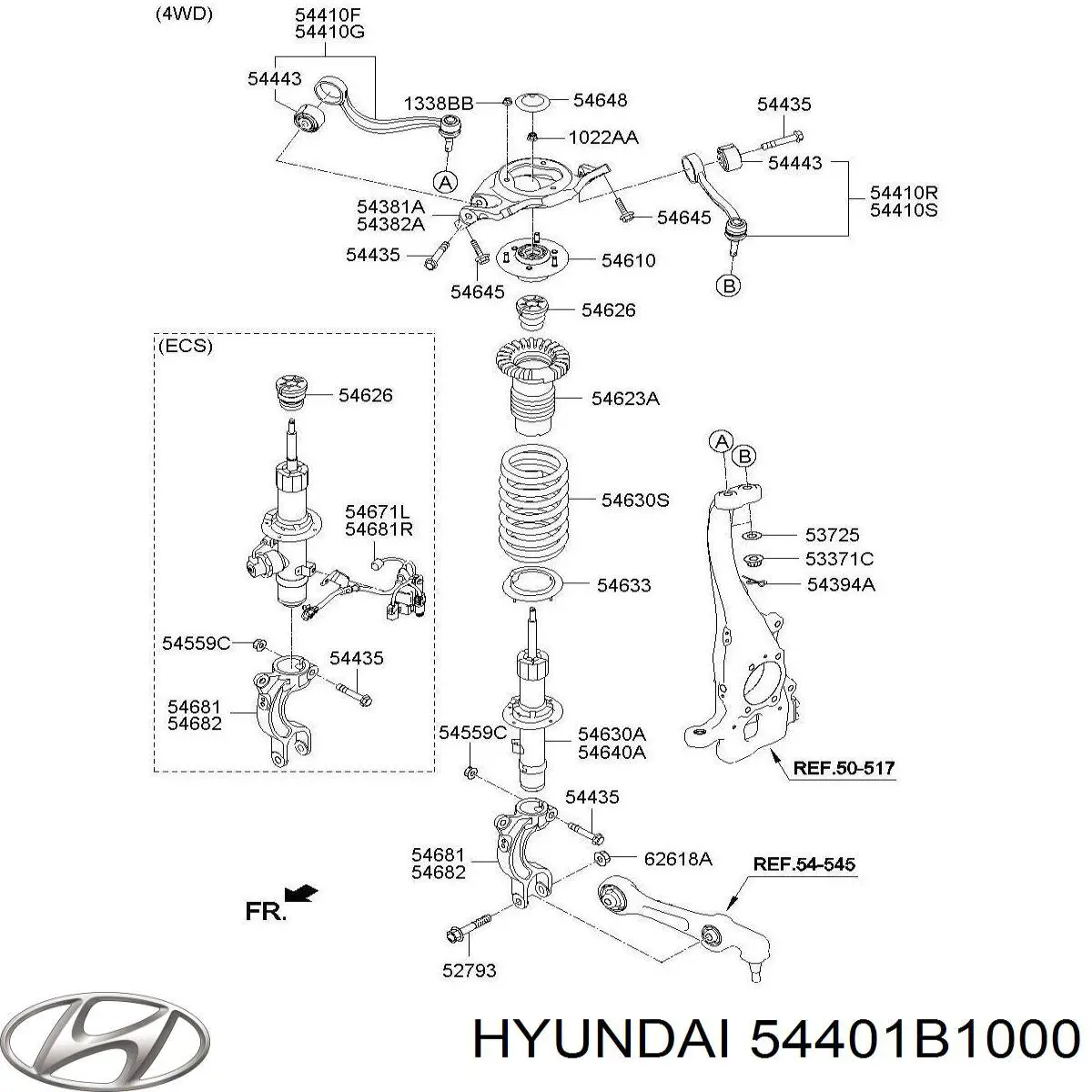 54401B1000 Hyundai/Kia 