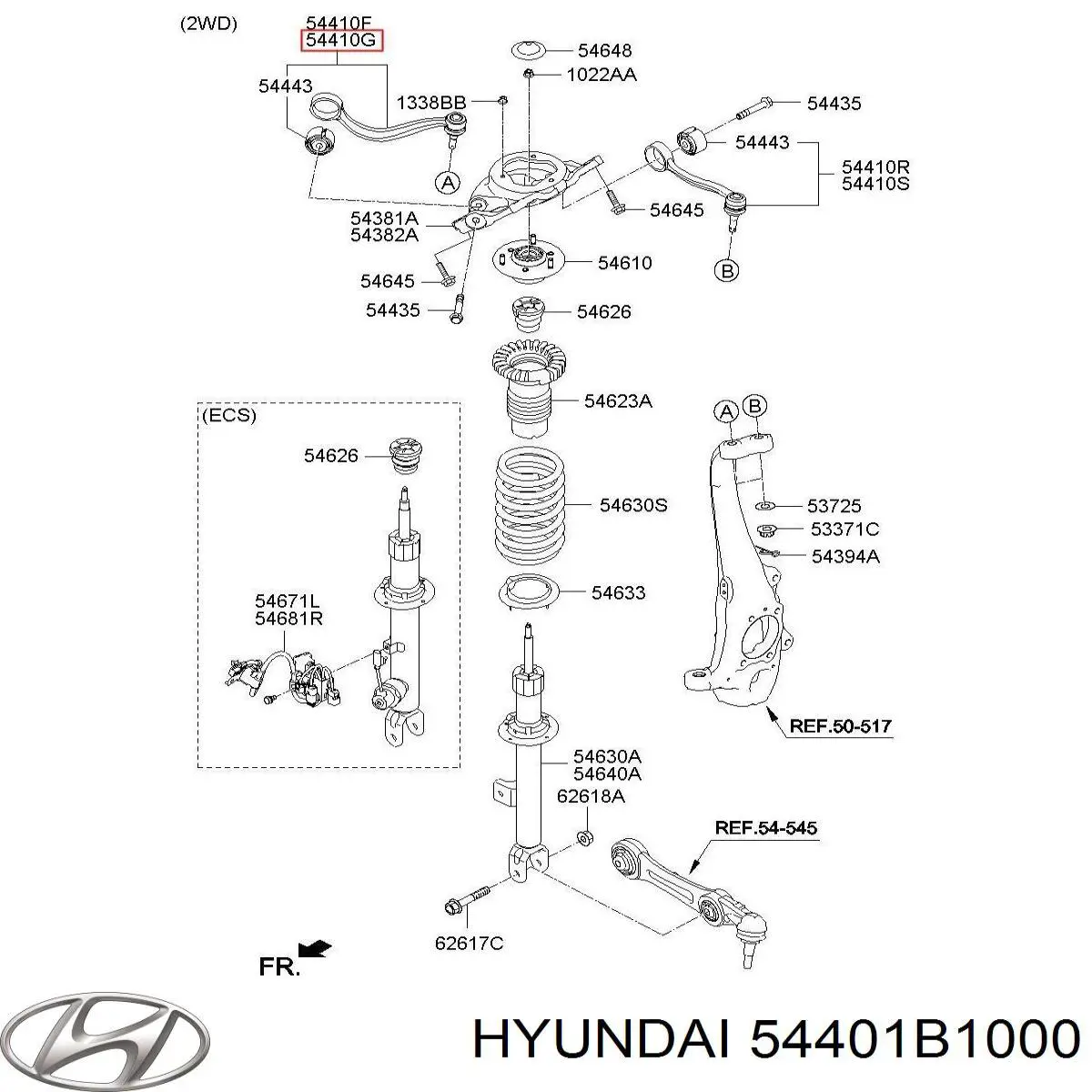 Купить 54401B1000 Hyundai/Kia 