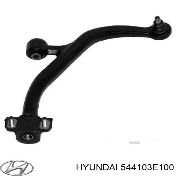 Рычаг передней подвески верхний, левый Hyundai/Kia 544103E100