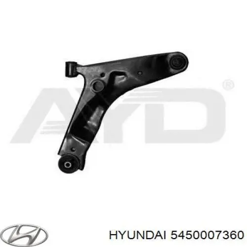 Рычаг передней подвески нижний левый 5450007360 Hyundai/Kia