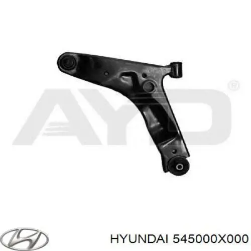 Левый рычаг передней нижней подвески Hyundai/Kia 545000X000 цена, от 59.41 USD
