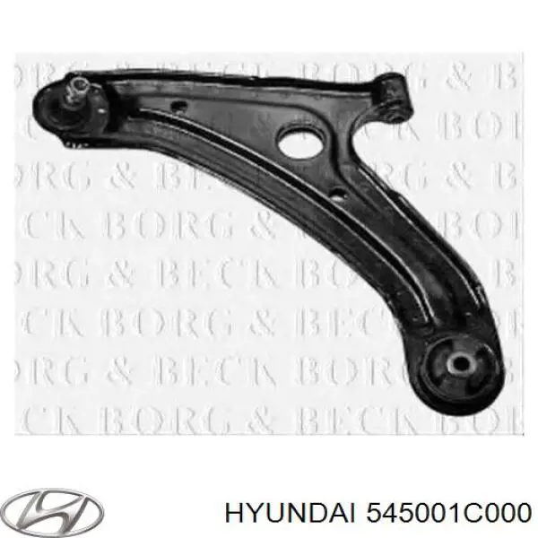 Левый рычаг передней нижней подвески Hyundai/Kia 545001C000 цена, от 19.00 USD