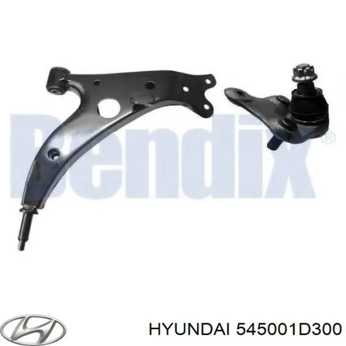 Купить 545001D300 Hyundai/Kia Рычаг передней подвески левый