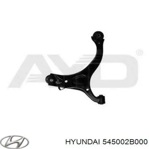 Левый рычаг передней нижней подвески Hyundai/Kia 545002B000 цена, от 31.74 USD