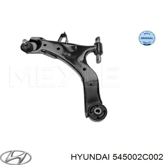 Левый рычаг передней нижней подвески Hyundai/Kia 545002C002 цена, от 49.26 USD