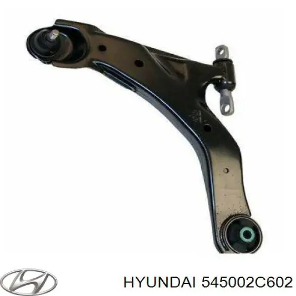 545002C602 Hyundai/Kia braço oscilante inferior esquerdo de suspensão dianteira
