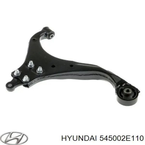 54500-2E110 Hyundai/Kia braço oscilante inferior esquerdo de suspensão dianteira
