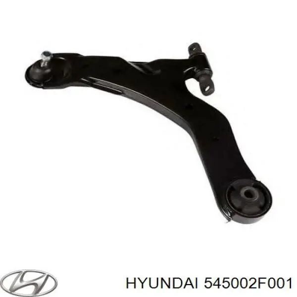 545002F001 Hyundai/Kia braço oscilante inferior esquerdo de suspensão dianteira