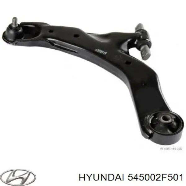 Рычаг передней подвески нижний левый 545002F501 Hyundai/Kia