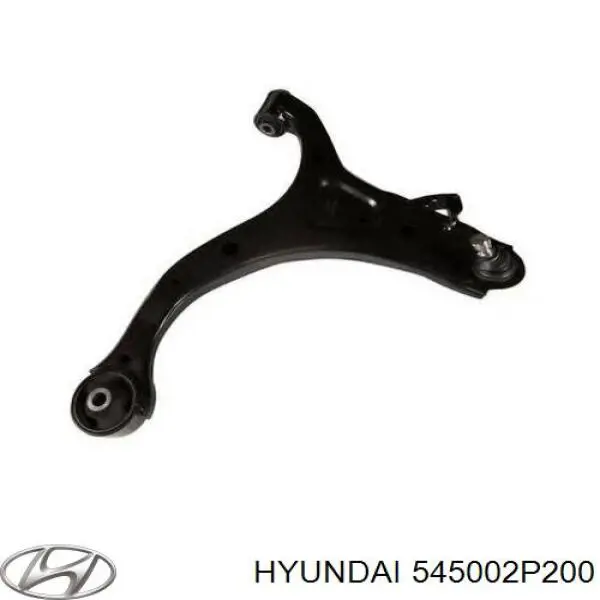 545002P200 Hyundai/Kia braço oscilante inferior esquerdo de suspensão dianteira