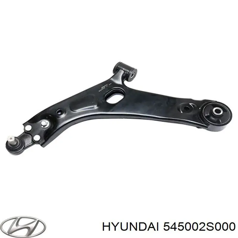 Рычаг передней подвески нижний левый 545002S000 Hyundai/Kia