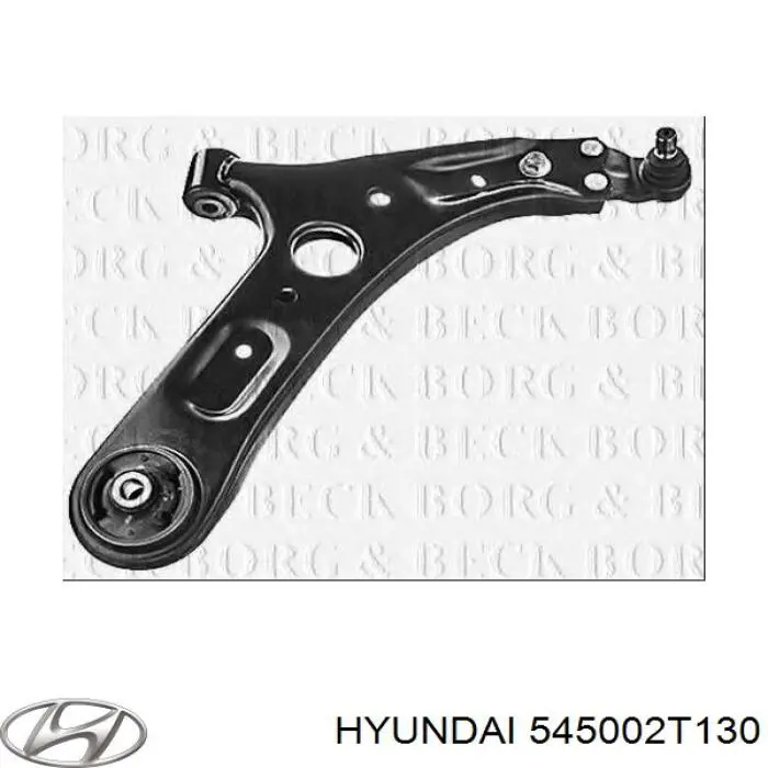 Левый рычаг передней нижней подвески Hyundai/Kia 545002T130 цена, от 76.02 USD