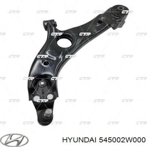 545002W000 Hyundai/Kia braço oscilante inferior esquerdo de suspensão dianteira