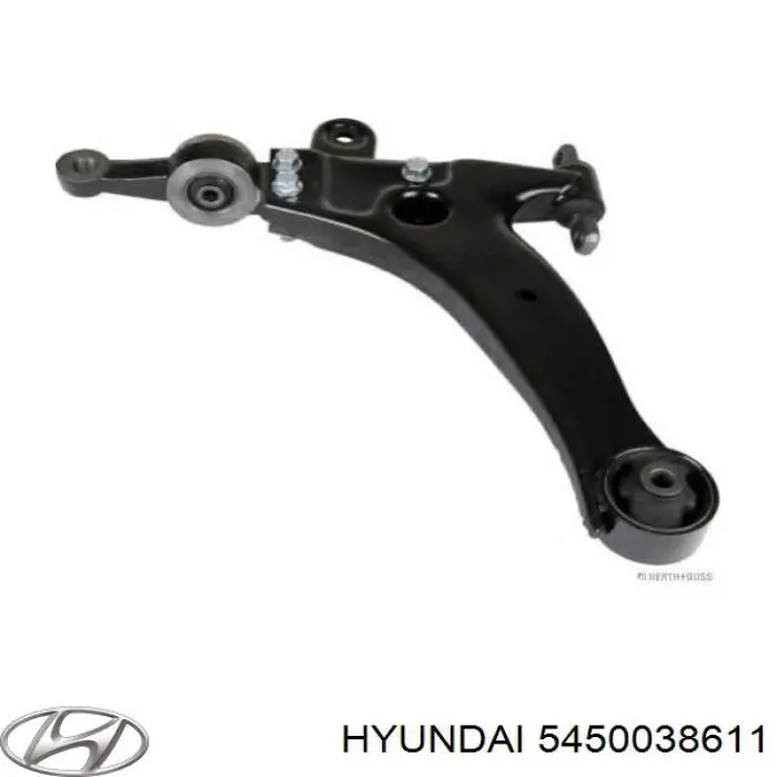 Левый рычаг передней нижней подвески Hyundai/Kia 5450038611 цена, от 42.55 USD