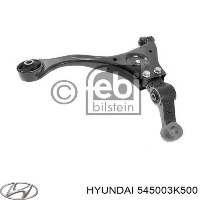 Левый рычаг передней нижней подвески Hyundai/Kia 545003K500 цена, от 28.22 USD