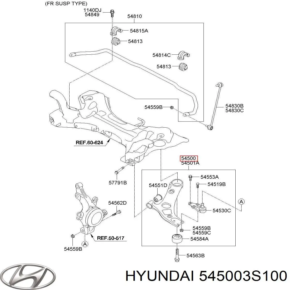 545003S100 Hyundai/Kia