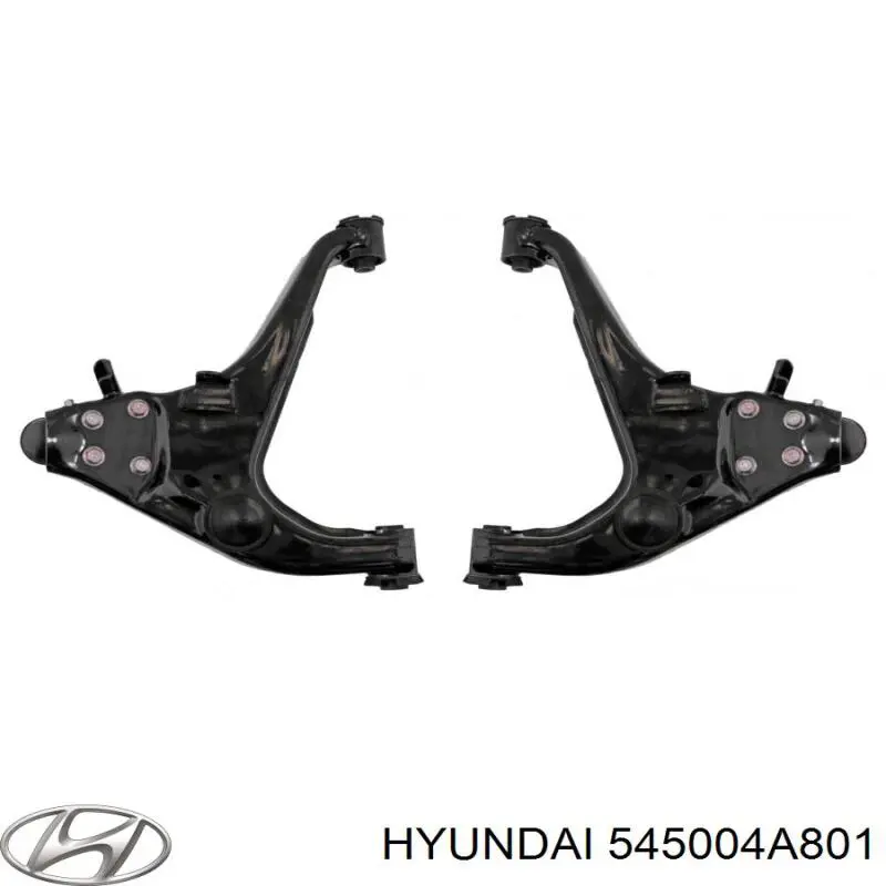 Левый рычаг передней нижней подвески Hyundai/Kia 545004A801 цена, от 88.69 USD
