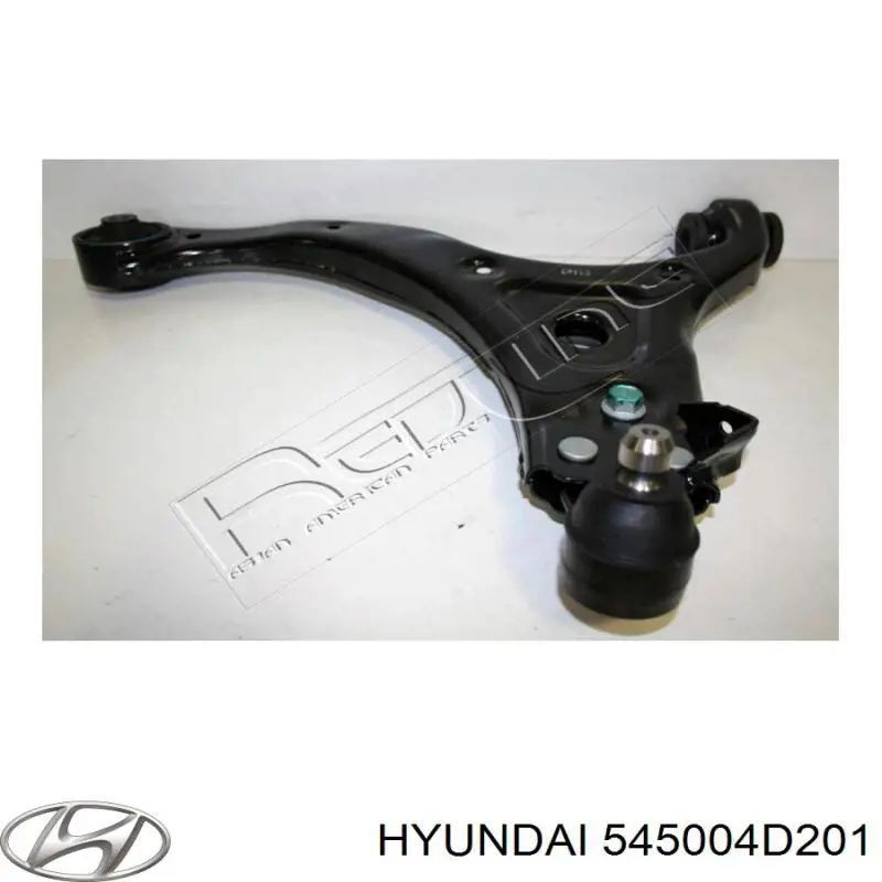 Рычаг передней подвески нижний левый 545004D201 Hyundai/Kia