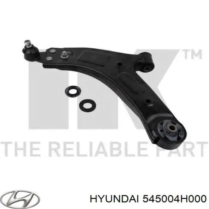 Левый рычаг передней нижней подвески Hyundai/Kia 545004H000 цена, от 76.41 USD