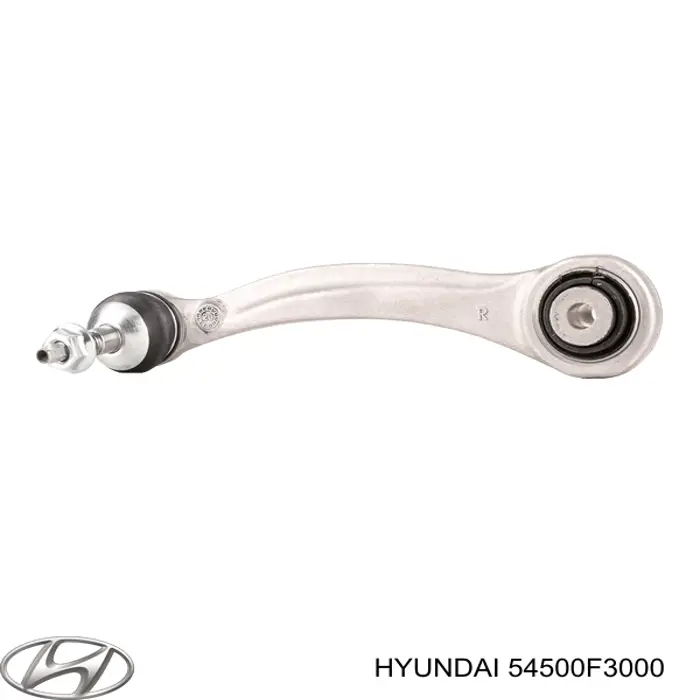 54500F3000 Hyundai/Kia braço oscilante inferior esquerdo de suspensão dianteira