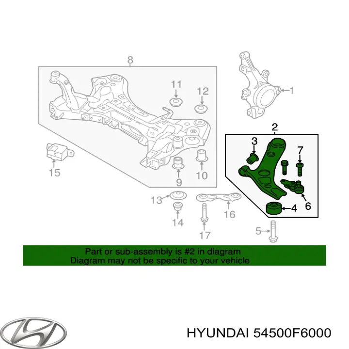  54500F6000 Hyundai/Kia