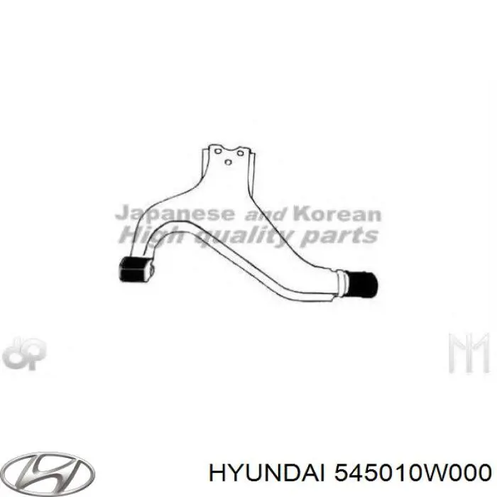 Рычаг передней подвески левый 545010W000 Hyundai/Kia