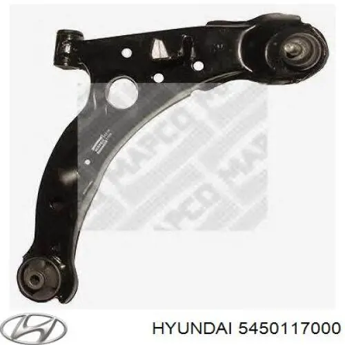 Правый рычаг передней нижней подвески Hyundai/Kia 5450117000 цена, от 34.82 USD