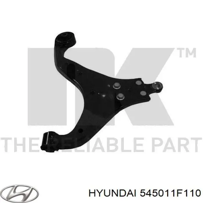 Правый рычаг передней нижней подвески Hyundai/Kia 545011F110 цена, от 49.45 USD