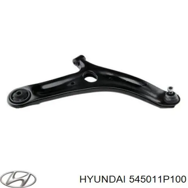 545011P100 Hyundai/Kia braço oscilante inferior direito de suspensão dianteira