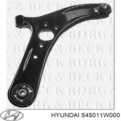 Купить 545011W000 Hyundai/Kia Нижний правый рычаг передней подвески