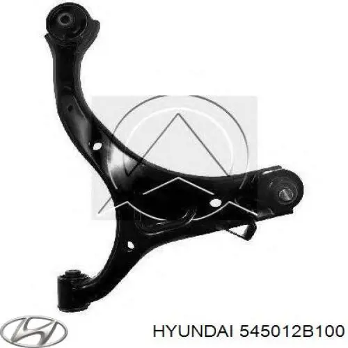 545012B100 Hyundai/Kia braço oscilante inferior direito de suspensão dianteira
