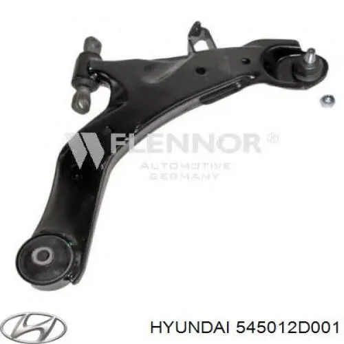 Правый рычаг передней нижней подвески Hyundai/Kia 545012D001 цена, от 34.82 USD