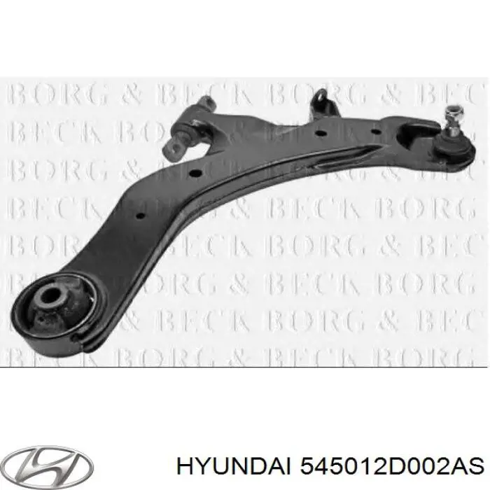 Купить 545012D002AS Hyundai/Kia Нижний правый рычаг передней подвески
