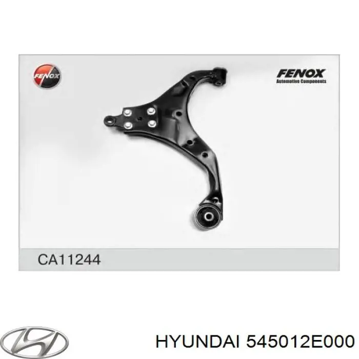 Правый рычаг передней нижней подвески Hyundai/Kia 545012E000 цена, от 40.04 USD