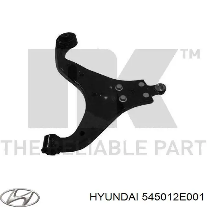 Купить 545012E001 Hyundai/Kia Нижний правый рычаг передней подвески