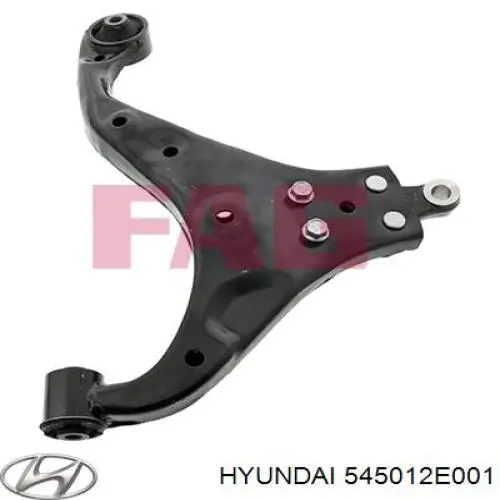 Правый рычаг передней нижней подвески Hyundai/Kia 545012E001 цена, от 88.69 USD