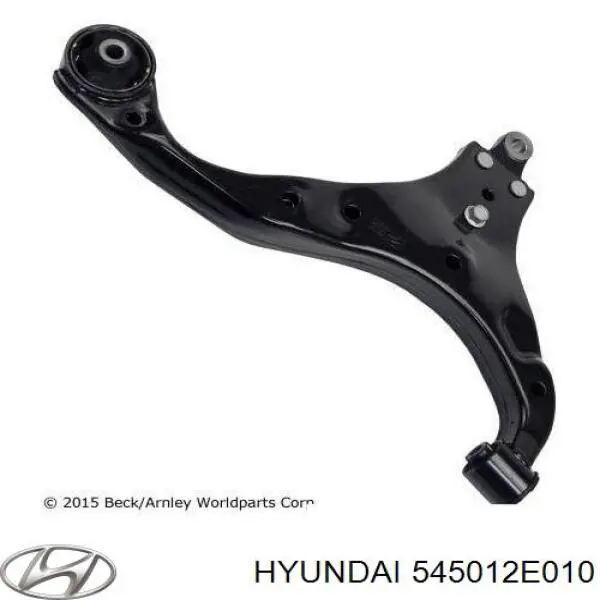 Рычаг передней подвески нижний правый 545012E010 Hyundai/Kia