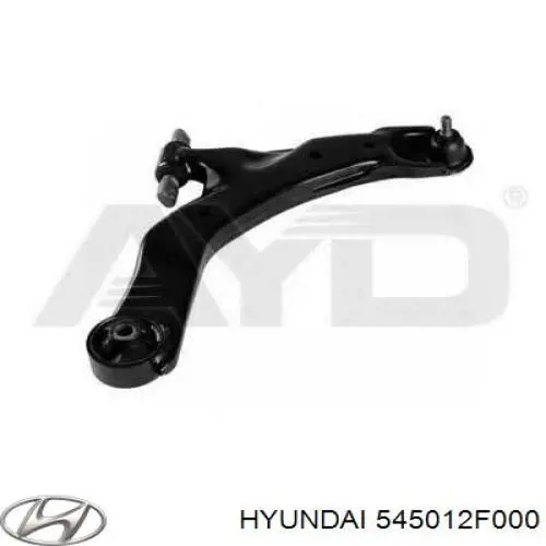 Рычаг передней подвески нижний правый 545012F000 Hyundai/Kia