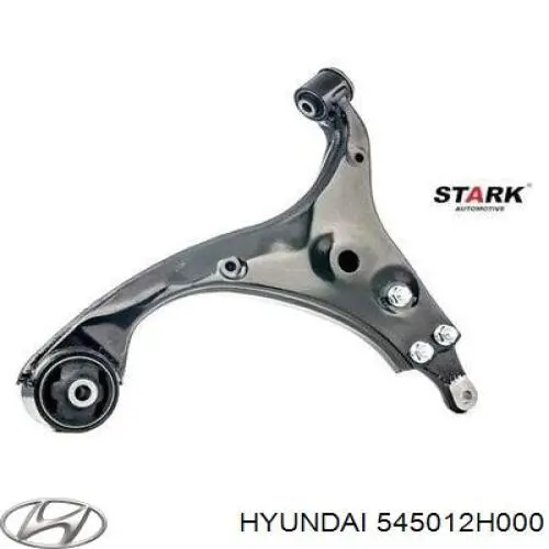 Правый рычаг передней нижней подвески Hyundai/Kia 545012H000 цена, от 8.10 USD