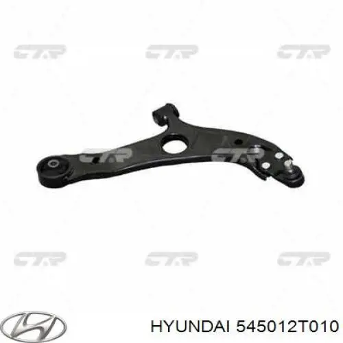 Рычаг передней подвески нижний правый 545012T010 Hyundai/Kia