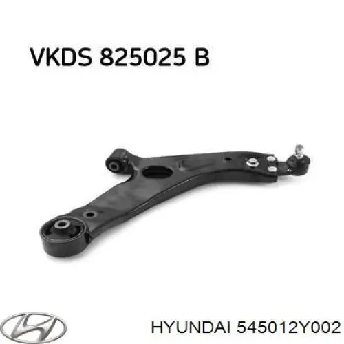 Правый рычаг передней нижней подвески Hyundai/Kia 545012Y002 цена, от 21.37 USD