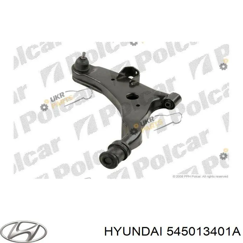 Рычаг передней подвески нижний правый 545013401A Hyundai/Kia