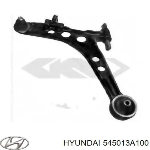 Левый рычаг передней нижней подвески Hyundai/Kia 545013A100 цена, от 46.74 USD