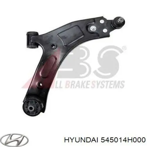 545014H000 Hyundai/Kia Рычаг передней подвески нижний, правый