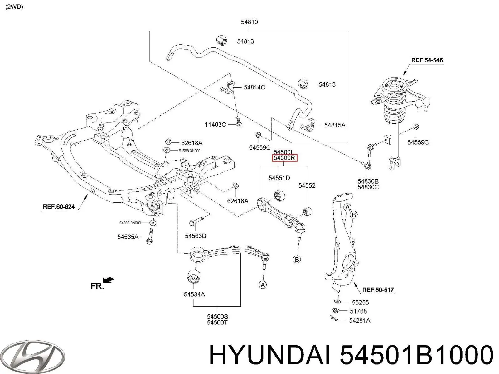 54501B1000 Hyundai/Kia 