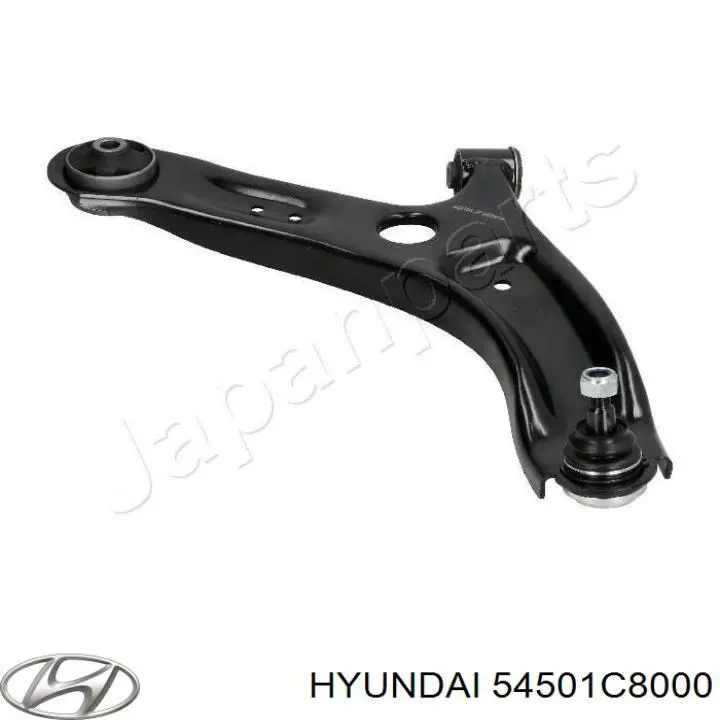 54501C8000 Hyundai/Kia braço oscilante inferior direito de suspensão dianteira