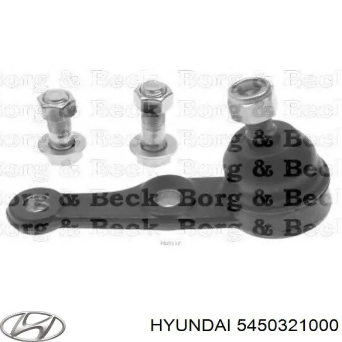 Шаровая опора задней подвески нижняя правая Hyundai/Kia 5450321000