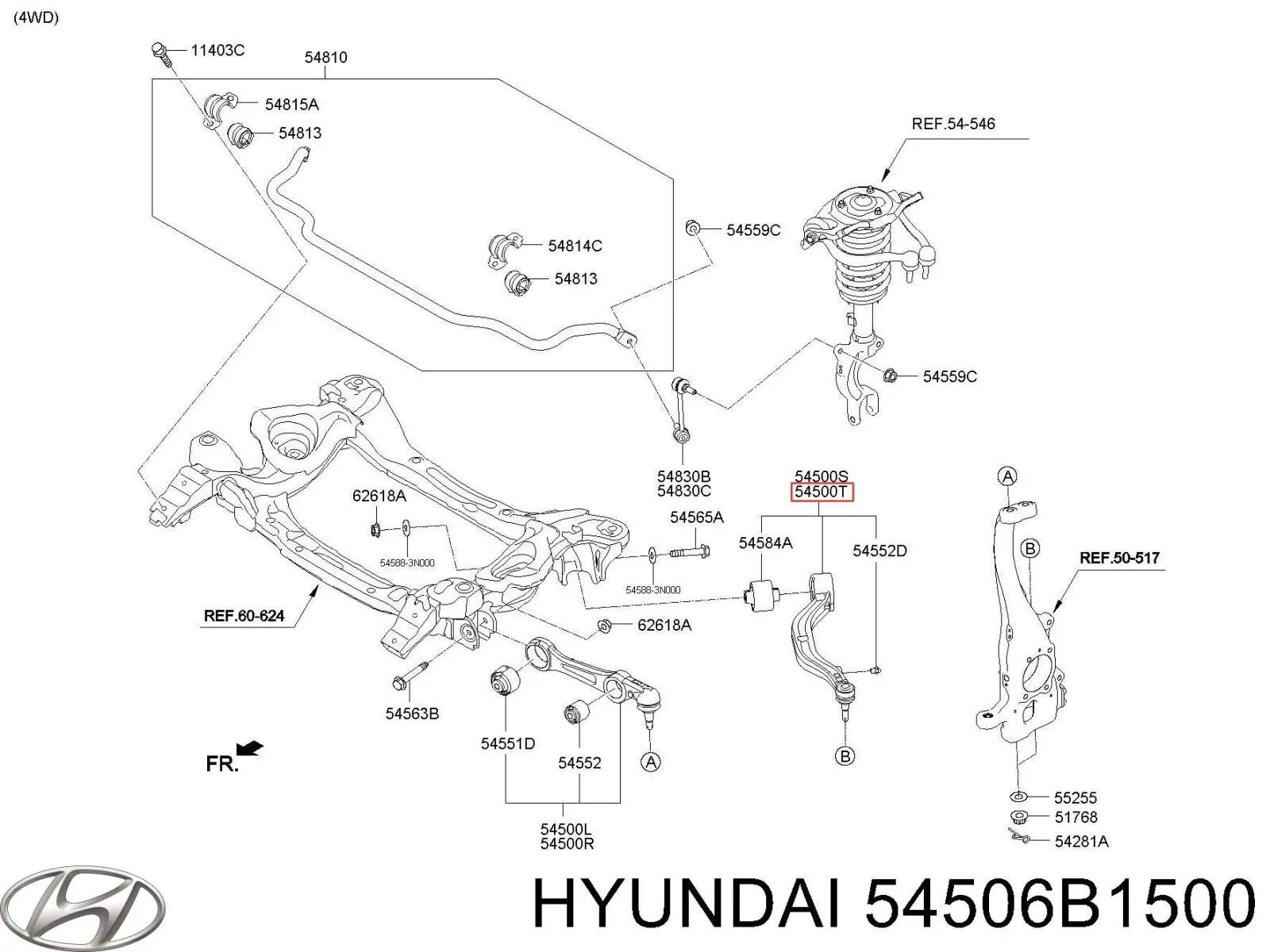 54506B1500 Hyundai/Kia 