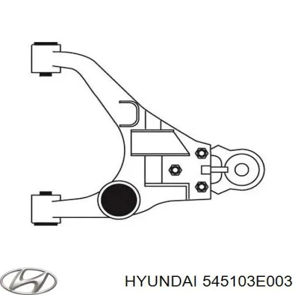 Рычаг передней подвески левый 545103E003 Hyundai/Kia