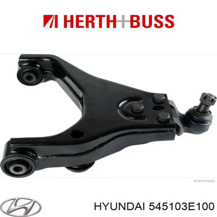 Левый рычаг передней нижней подвески Hyundai/Kia 545103E100 цена, от 19.05 USD